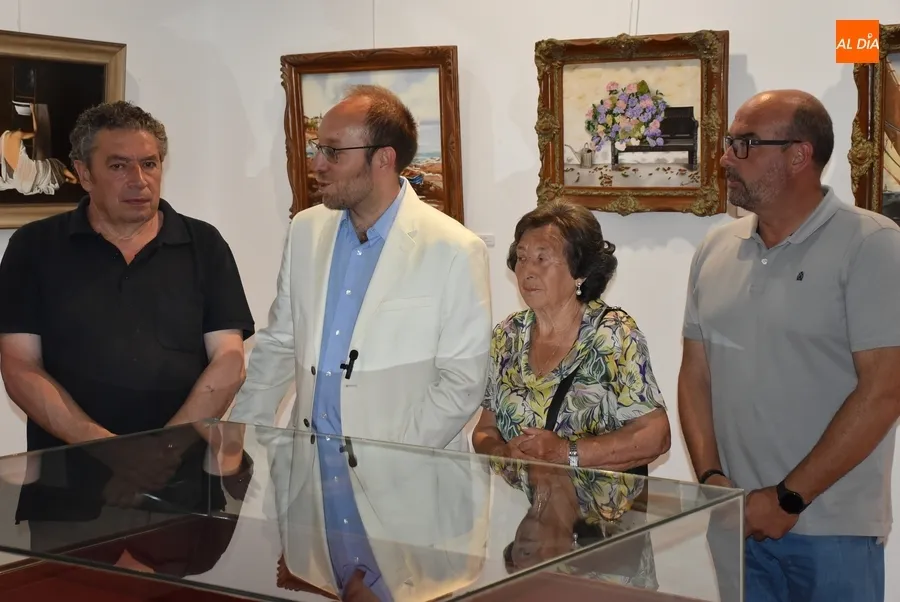 Foto 3 - Nunci Mart&iacute;n muestra el trabajo pict&oacute;rico de toda su vida en la Casa de la Cultura