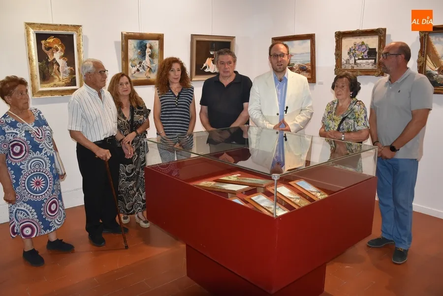 Foto 4 - Nunci Mart&iacute;n muestra el trabajo pict&oacute;rico de toda su vida en la Casa de la Cultura