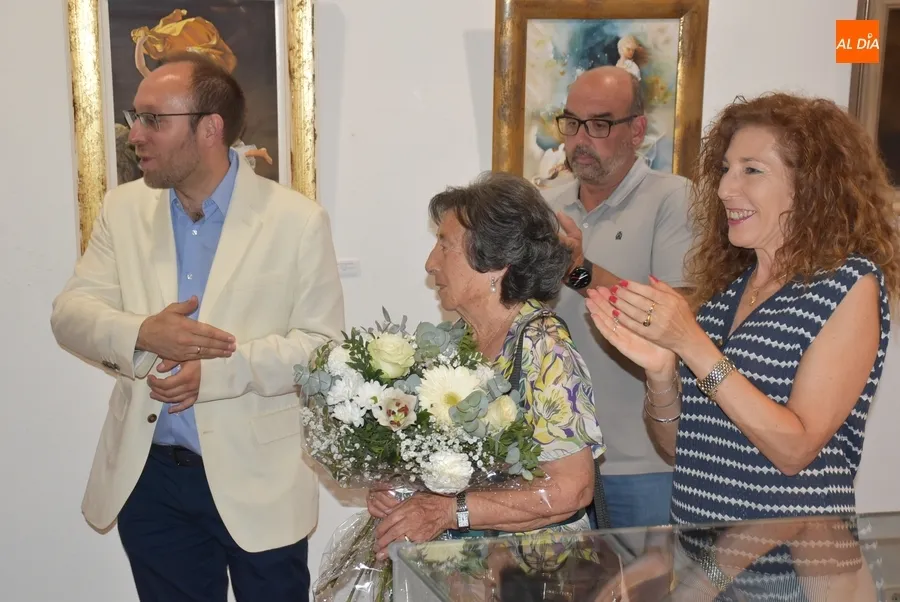 Foto 5 - Nunci Mart&iacute;n muestra el trabajo pict&oacute;rico de toda su vida en la Casa de la Cultura