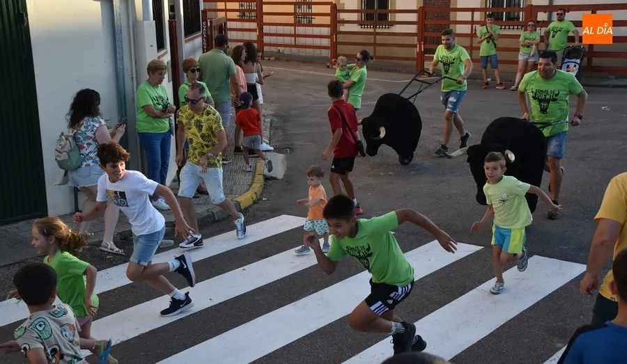 Foto 5 - Los ni&ntilde;os tambi&eacute;n tienen su oportunidad de correr delante de los astados en el Barrio Nuevo