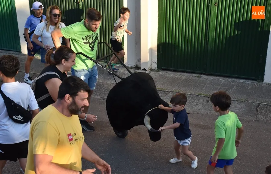 Foto 10 - Los ni&ntilde;os tambi&eacute;n tienen su oportunidad de correr delante de los astados en el Barrio Nuevo