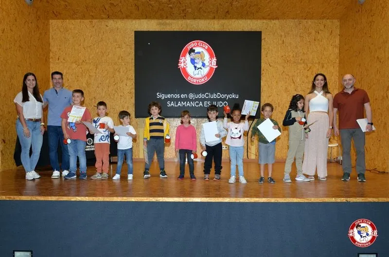 Entrega de diplomas del Club de Judo Doryoku