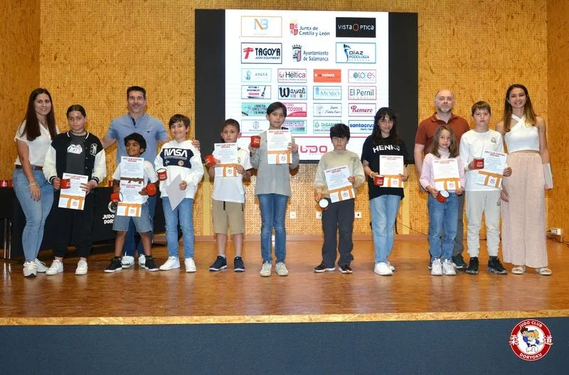Entrega de diplomas del Club de Judo Doryoku
