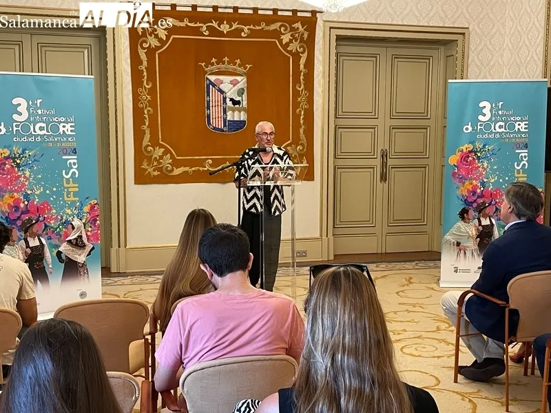 Presentación del III Festival Internacional de Folclore Ciudad de Salamanca. Fotos: Miguel González.