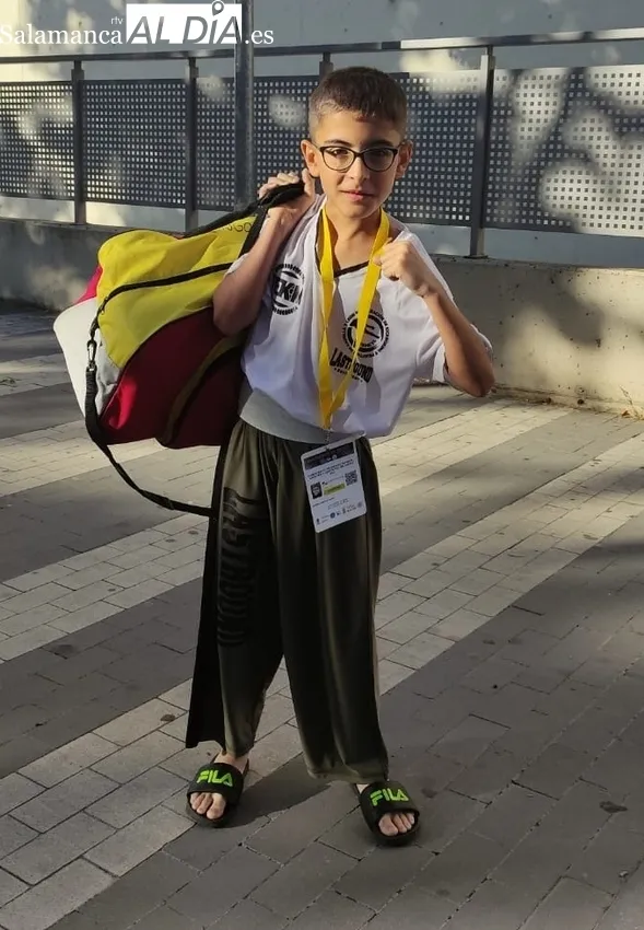 Hugo Sierra García tras lograr el campeonato de España en Guadaljara