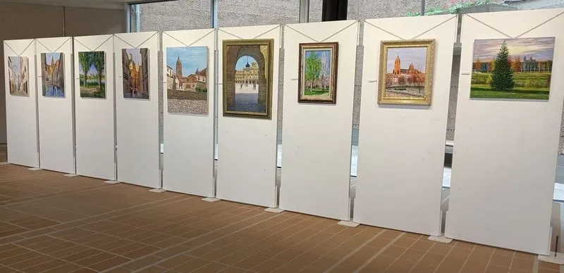 Exposición de pintura al óleo de Juanto en el Centro Cultural de Carbajosa de la Sagrada.
