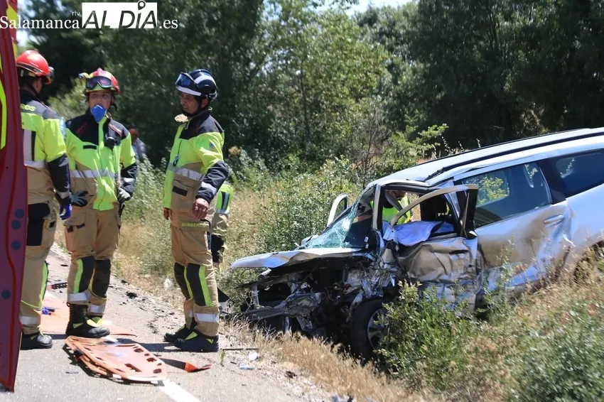 Accidente mortal en la carretera de Vitigudino / CORRAL