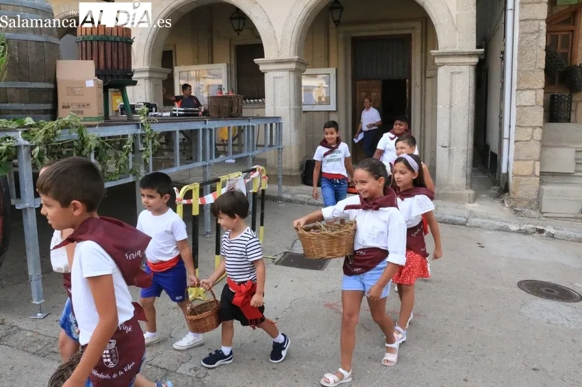 Inauguración y pisada de uva de la II Feria del Vino de Aldeadávila / CORRAL 