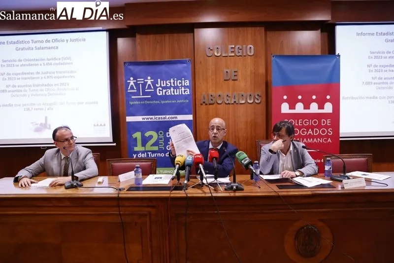 Acto del día de la Justicia Gratuita y del Turno de Oficio en el Colegio de Abogados de Salamanca. Foto de David Sañudo