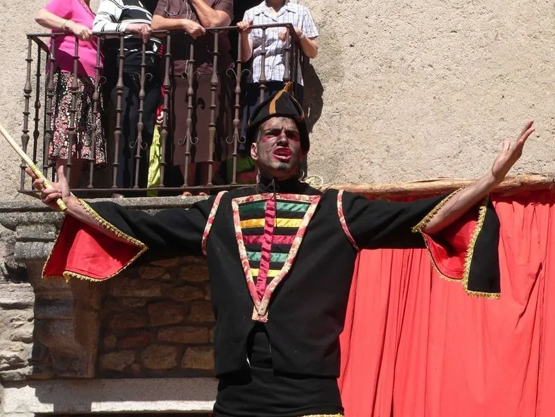 Representación de la Loa de la Asunción de Nuestra Señora. Fotos: Junta de Castilla y León.