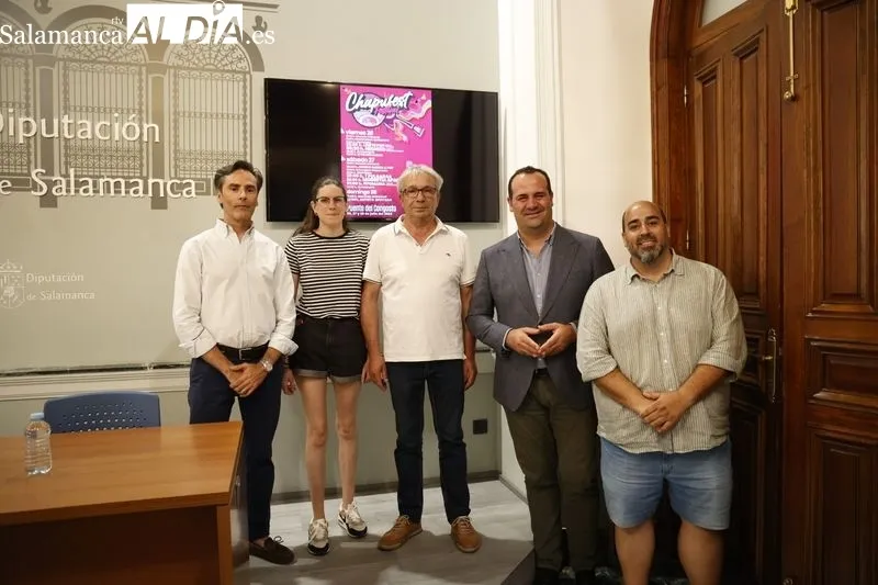 Presentación en la Diputación de Salamanca del II Chapufest Festival de Puente del Congosto. Fotos: David Sañudo