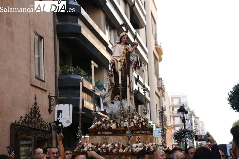 Procesión de la Virgen del Carmen en Salamanca. Fotos: David Sañudo