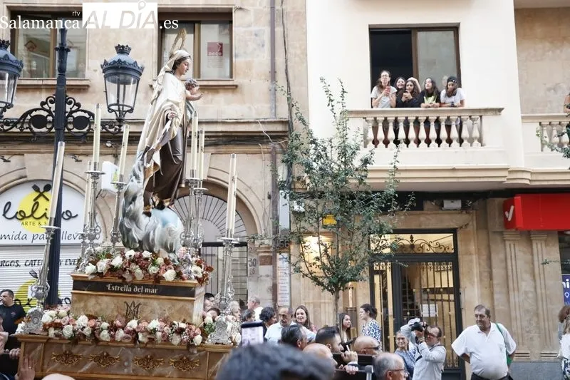 Procesión de la Virgen del Carmen en Salamanca. Fotos: David Sañudo