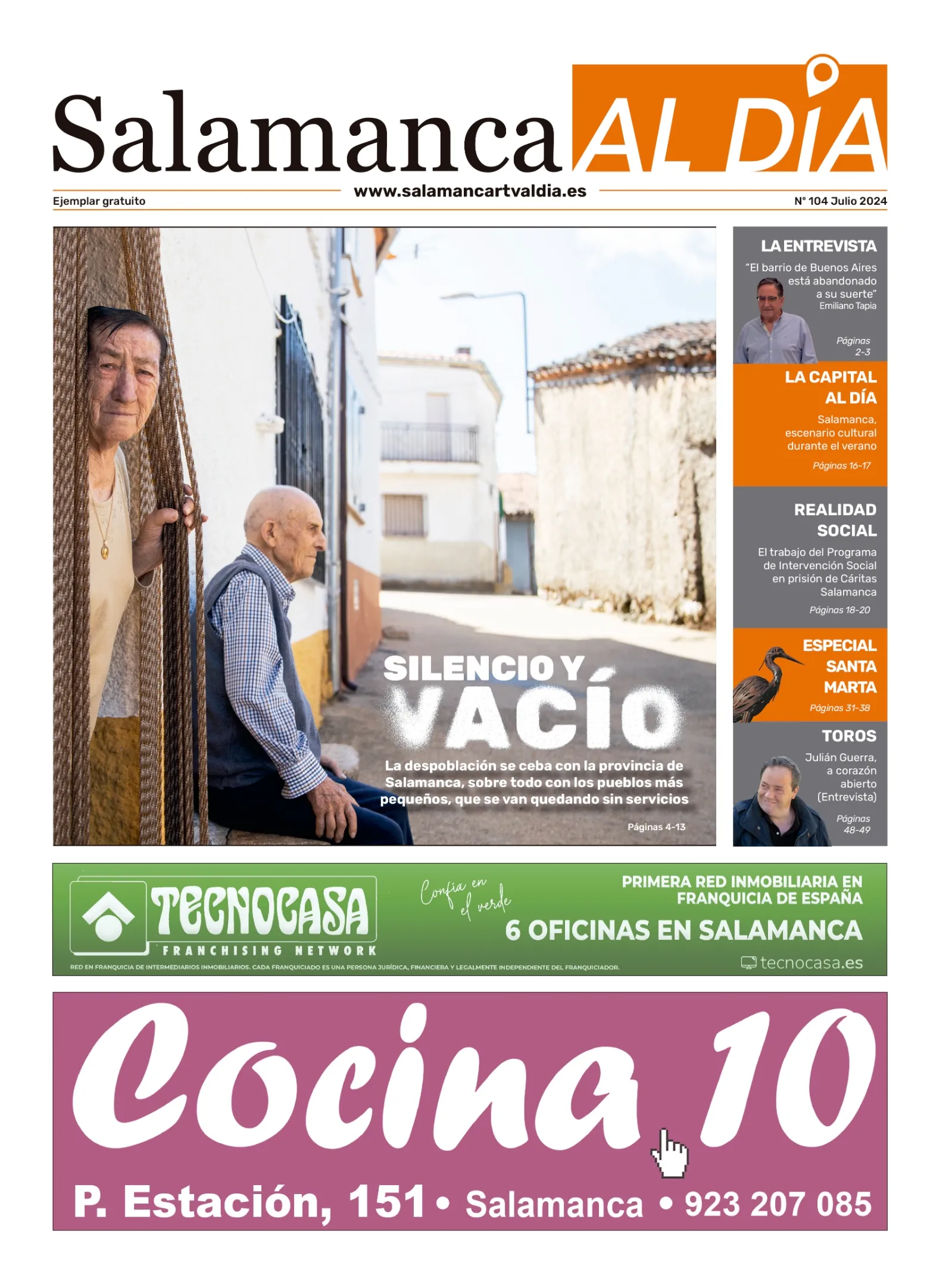Foto 2 - Ya est&aacute; en la calle el peri&oacute;dico de papel SALAMANCA AL D&Iacute;A del mes de julio 