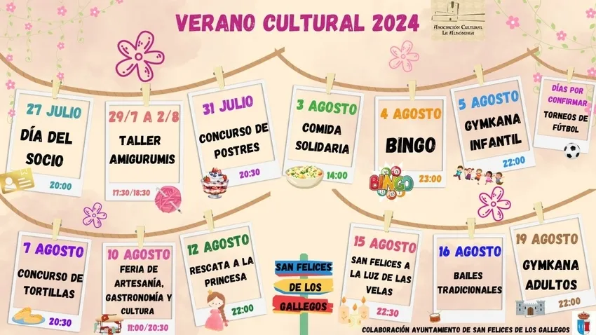 Foto 2 - La Asociaci&oacute;n Cultural Alh&oacute;ndiga presenta en San Felices de los Gallegos un intenso verano repleto de actividades
