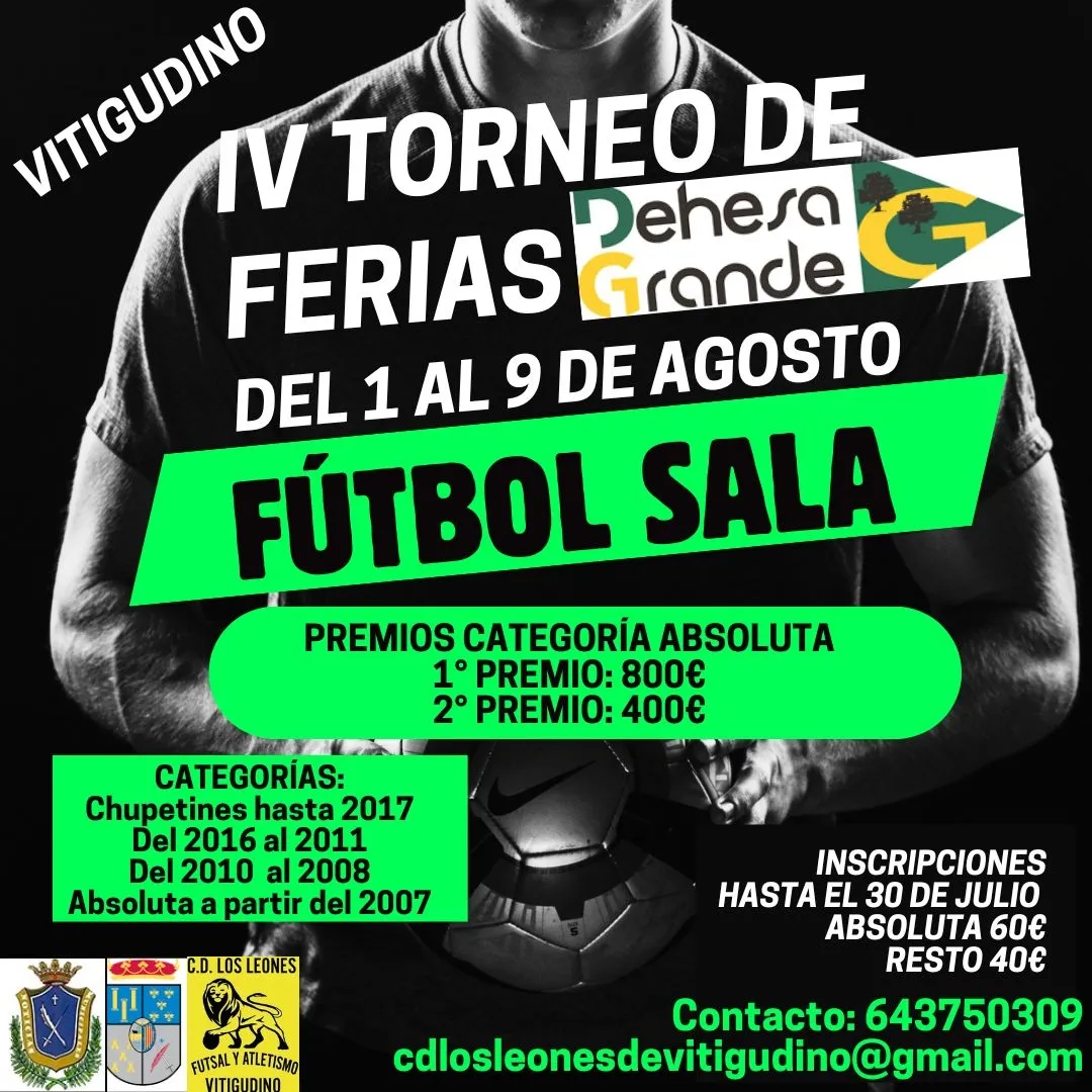 Foto 2 - El CD Los Leones prepara el IV Torneo de Ferias &lsquo;Dehesa Grande&rsquo; de f&uacute;tbol sala