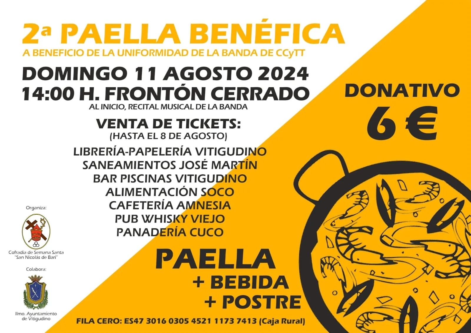 Foto 2 - La Cofrad&iacute;a San Nicol&aacute;s organiza una nueva paella a beneficio de la Banda de Cornetas y Tambores