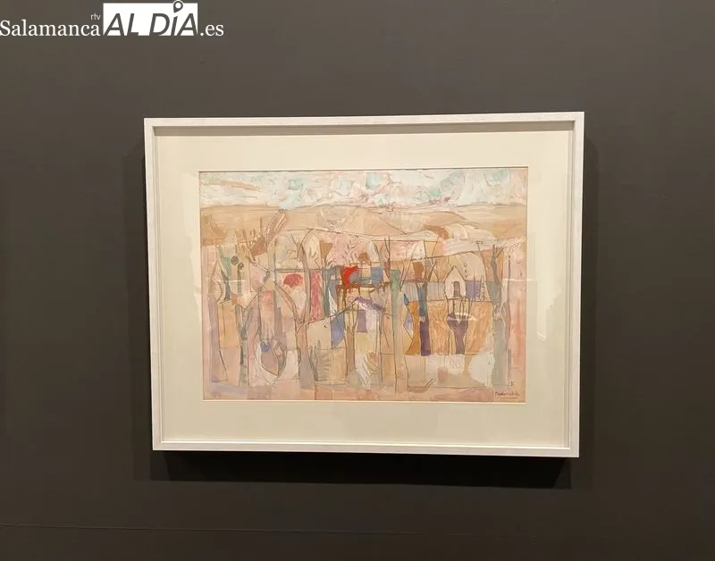 Muestra “Un legado de amistad”, un homenaje a artistas vinculados a Venancio Blanco, en la Sala de Exposiciones de Santo Domingo. Foto de Miguel González