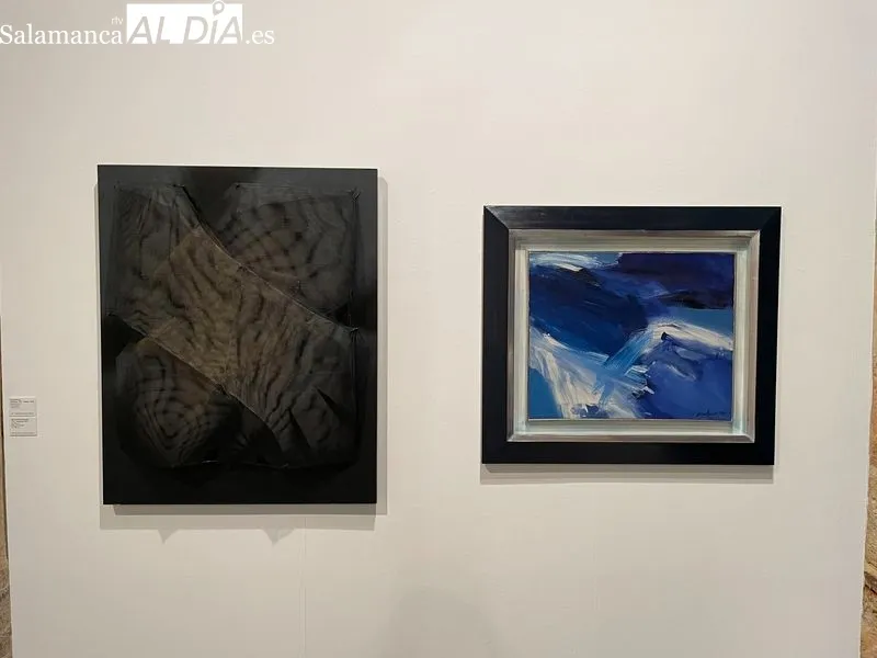 Muestra “Un legado de amistad”, un homenaje a artistas vinculados a Venancio Blanco, en la Sala de Exposiciones de Santo Domingo. Foto de Miguel González