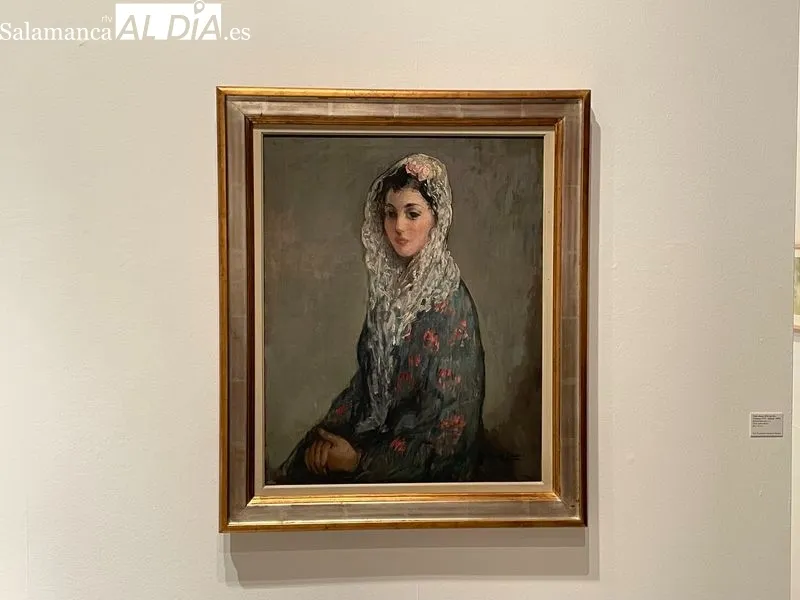Muestra “Un legado de amistad”, un homenaje a artistas vinculados a Venancio Blanco, en la Sala de Exposiciones de Santo Domingo. Foto de Miguel González
