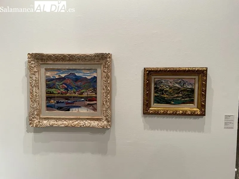 Muestra “Un legado de amistad”, un homenaje a artistas vinculados a Venancio Blanco, en la Sala de Exposiciones de Santo Domingo. Foto de Miguel González