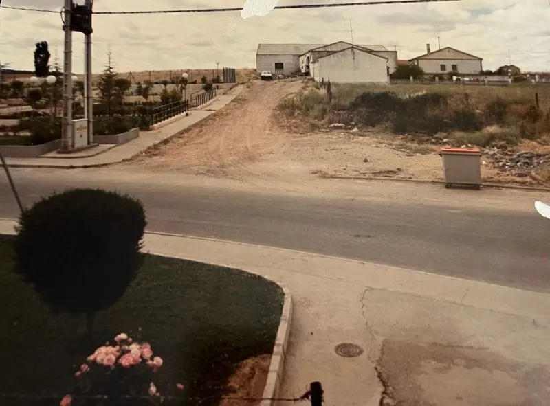 Así era la calle del parque La Charca