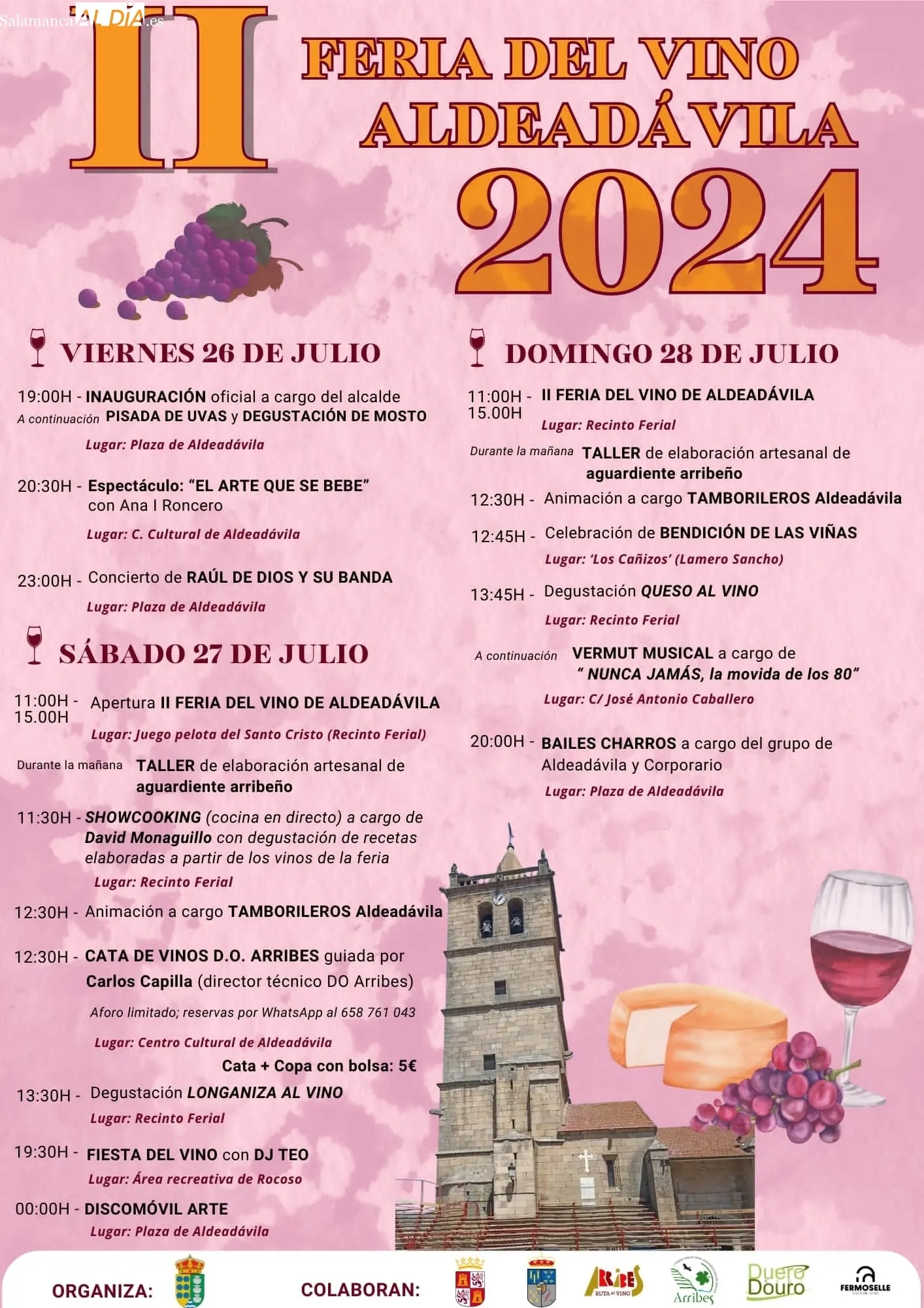 Foto 2 - Aldead&aacute;vila se prepara para vivir la II Feria del Vino