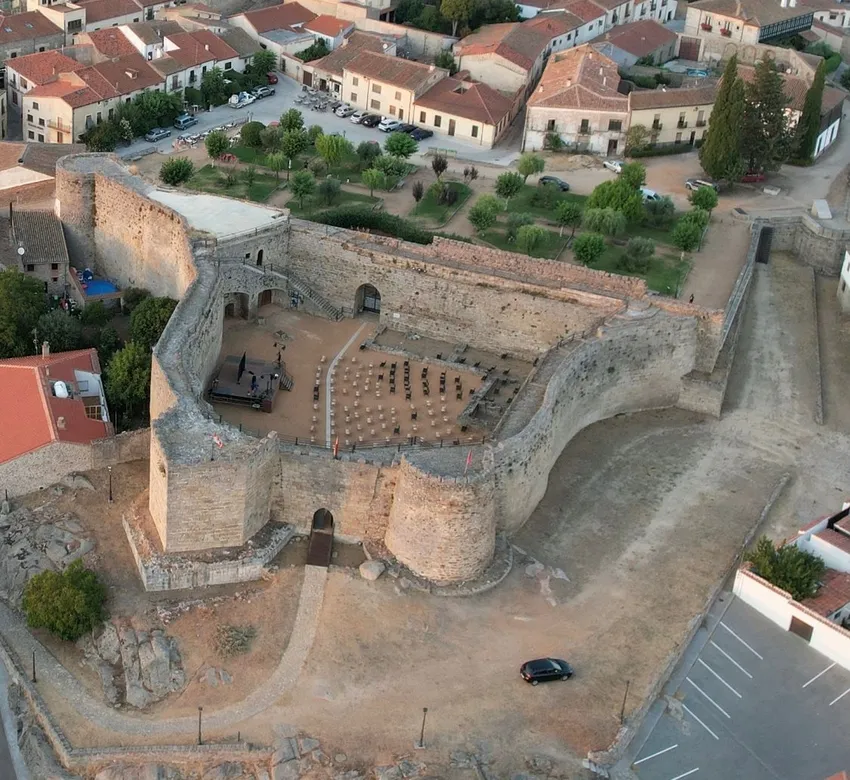 La fortaleza de Ledesma a vista de pájaro