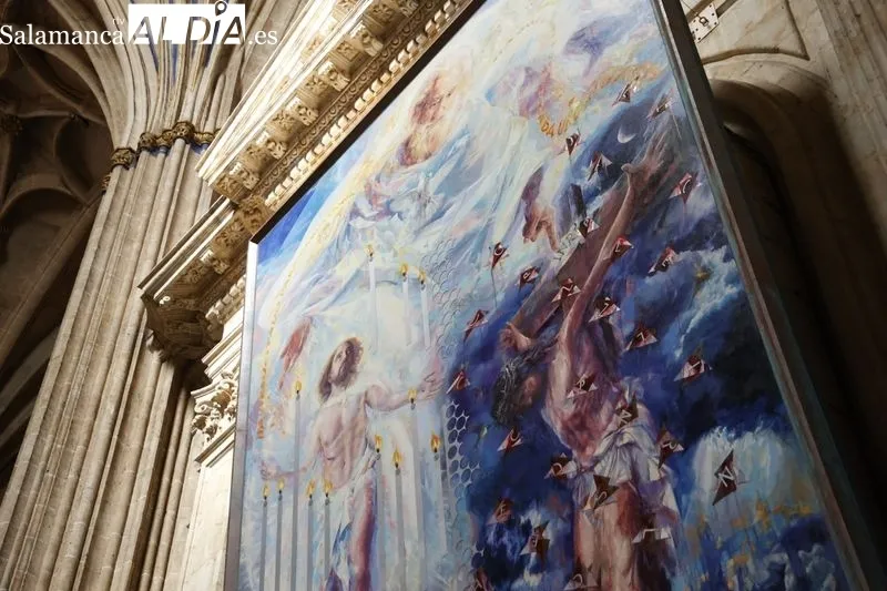 Inauguración del cuadro de Florencio Maíllo en la Catedral. Foto de David Sañudo