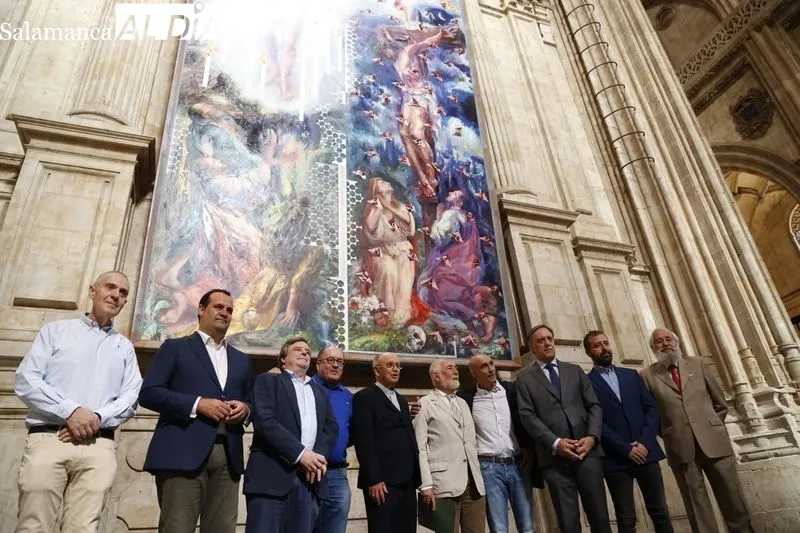 Inauguración del cuadro de Florencio Maíllo en la Catedral. Foto de David Sañudo