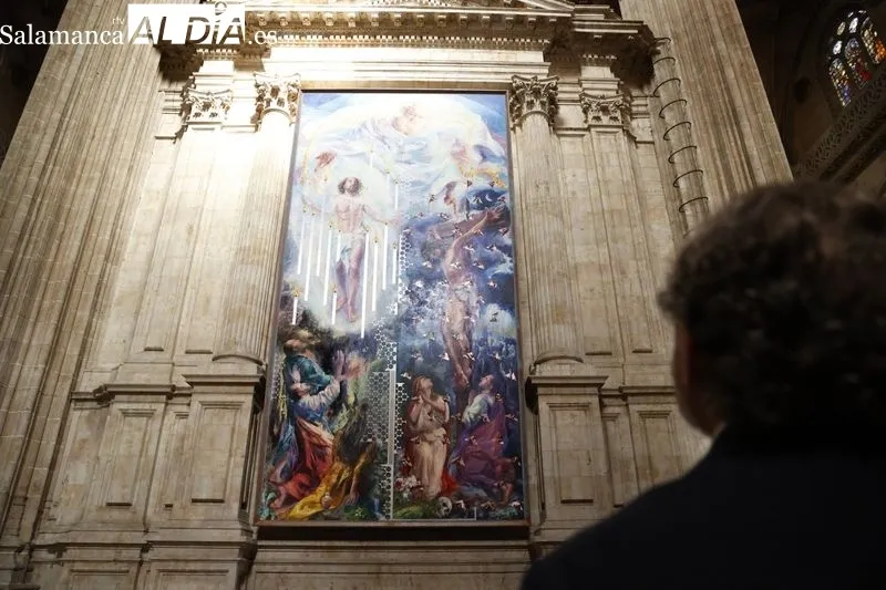 Inauguración del cuadro de Florencio Maíllo en la Catedral. Foto de David Sañudo