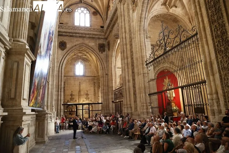Inauguración del cuadro de Florencio Maíllo en la Catedral. Foto de David Sañudo