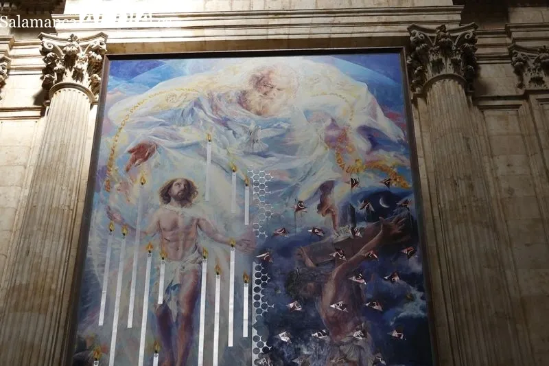 Inauguración del cuadro de Florencio Maíllo en la Catedral. Foto de David Sañudo