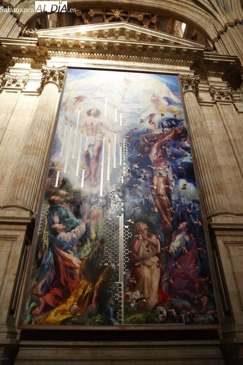 Inauguración del cuadro de Florencio Maíllo en la Catedral. Foto de David Sañudo