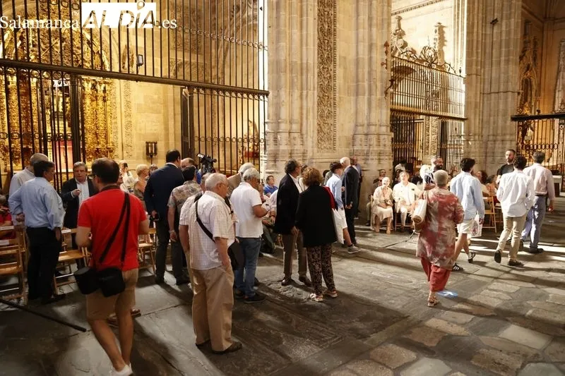 Inauguración del cuadro de Florencio Maíllo en la Catedral. Foto de David Sañudo