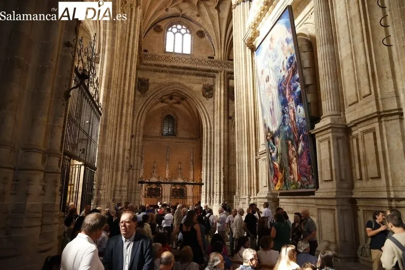 Inauguración del cuadro de Florencio Maíllo en la Catedral. Foto de David Sañudo