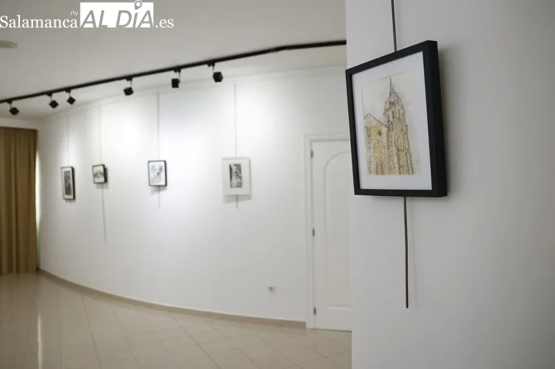 Nueva exposición del Espacio Joven bajo el título ‘Un viaje con lápiz y papel’. Foto de David Sañudo