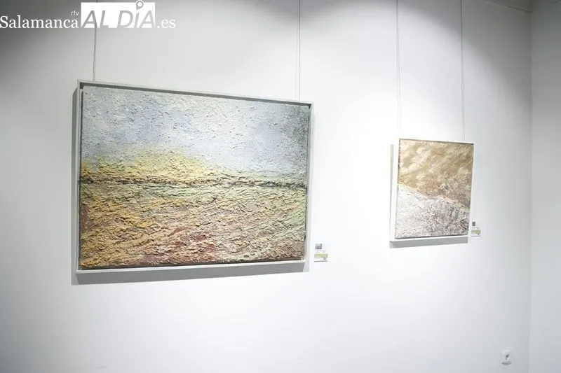 Exposición 'Sueños en el tiempo' del pintor Javier Castilla en el Casino de Salamanca. Foto de David Sañudo