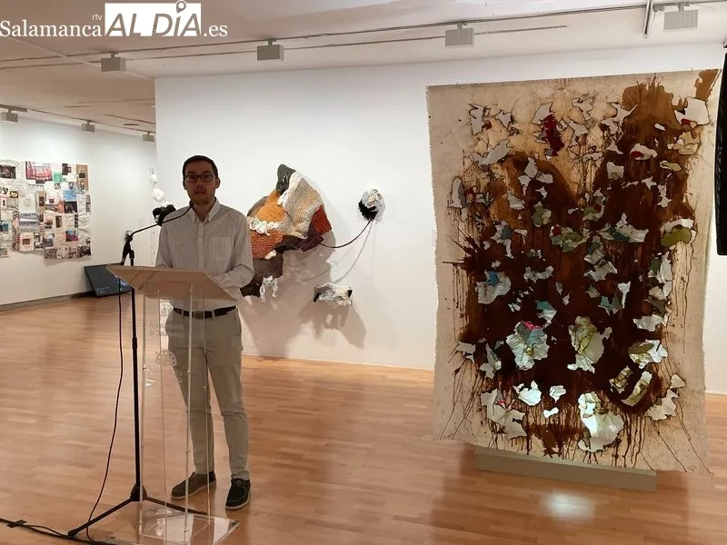 La exposición en el DA2 supone una recopilación de obras de estudiantes, pero también de jóvenes artistas, por tanto, en diferentes formatos. Foto de Miguel González