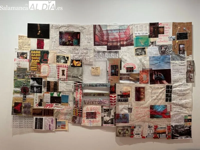 La exposición en el DA2 supone una recopilación de obras de estudiantes, pero también de jóvenes artistas, por tanto, en diferentes formatos. Foto de Miguel González