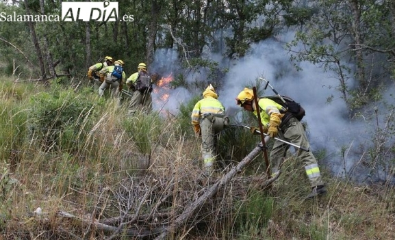 Salamanca: incendio en Cabrillas