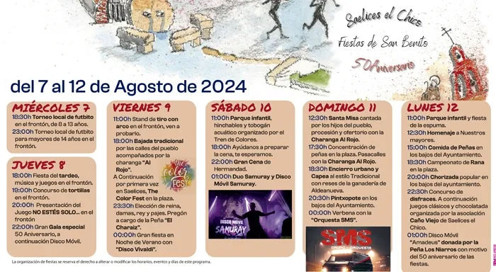 Foto 2 - Saelices celebrar&aacute; por todo lo alto, con Gala incluida, los 50 a&ntilde;os de sus fiestas de San Benito