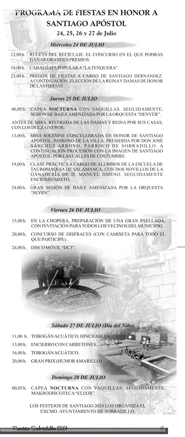 Foto 2 - Sobradillo se prepara para vivir las fiestas de Santiago Ap&oacute;stol
