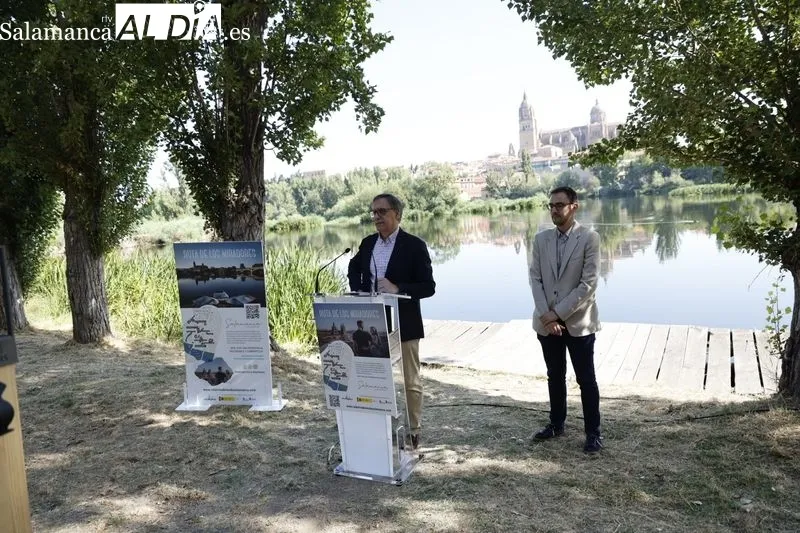 Presentación de la Ruta de los Miradores junto al embarcadero del Tormes. Foto de David Sañudo