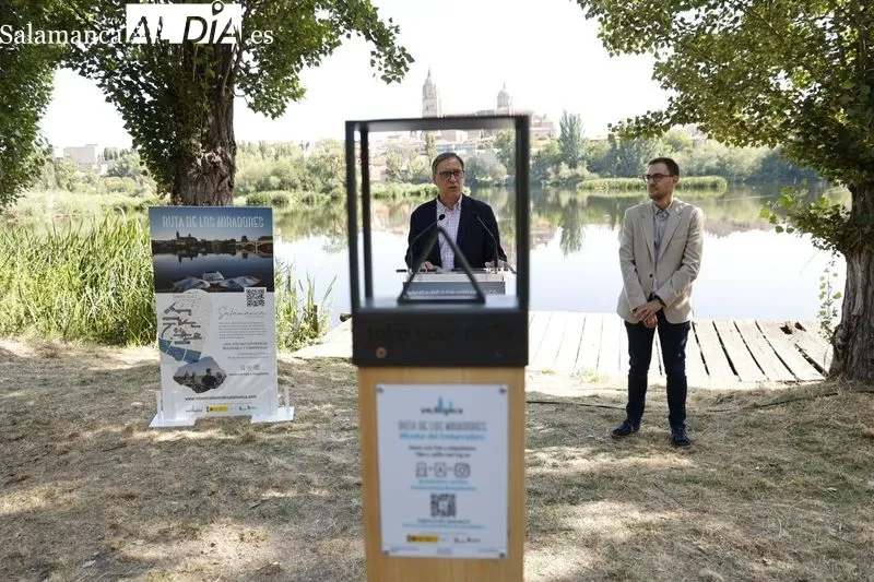 Presentación de la Ruta de los Miradores junto al embarcadero del Tormes. Foto de David Sañudo