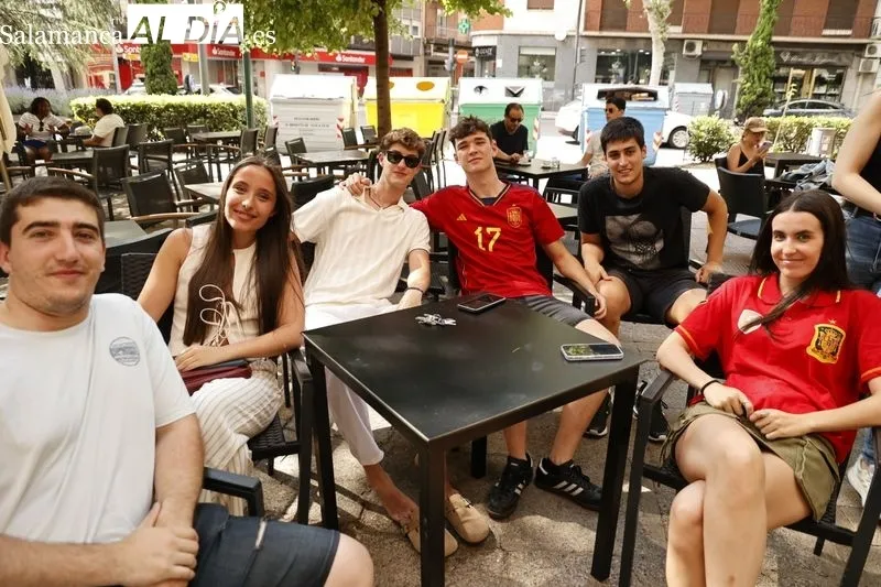 Salamanca se vuelca con 'La Roja' en el partido de Cuartos de Final | FOTOS: David Sañudo 
