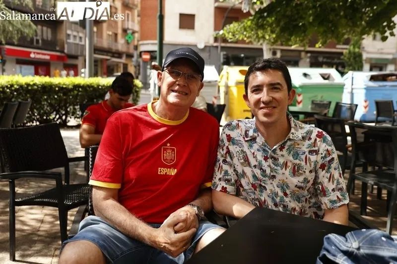 Salamanca se vuelca con 'La Roja' en el partido de Cuartos de Final | FOTOS: David Sañudo 