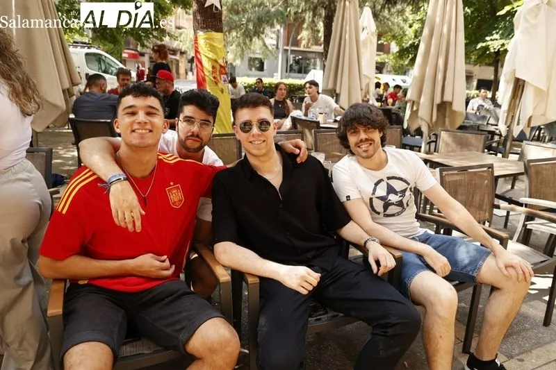 Salamanca se vuelca con 'La Roja' en el partido de Cuartos de Final | FOTOS: David Sañudo 