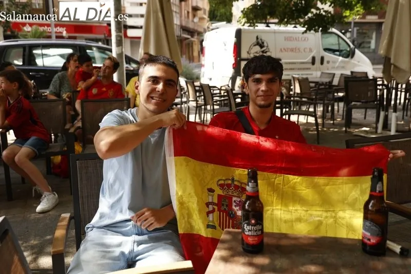 Salamanca se vuelca con 'La Roja' en el partido de Cuartos de Final | FOTOS: David Sañudo 