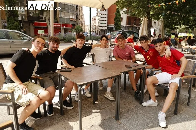 Salamanca se vuelca con 'La Roja' en el partido de Cuartos de Final | FOTOS: David Sañudo 